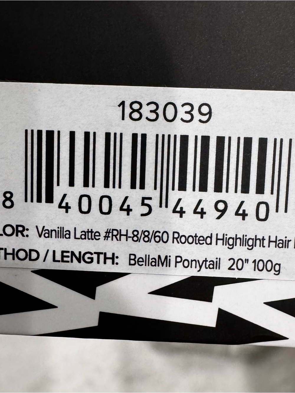 THE PONYTAIL BELLAMI X ANDREW FITZSIMONS 20” Vanilla Latte Highlight. NWT - Picture 5 of 6